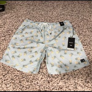 NEW - RVCA Swim Trunks (Club Elastic) - Medium